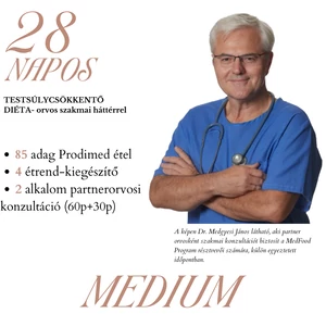 MEDIUM <br>NAPI 3 TASAKOS DIÉTA INDÍTÓ CSOMAG<br>ÉTRENDKIEGÉSZÍTŐKKEL<BR> (SÓS/ÉDES MENÜ)
